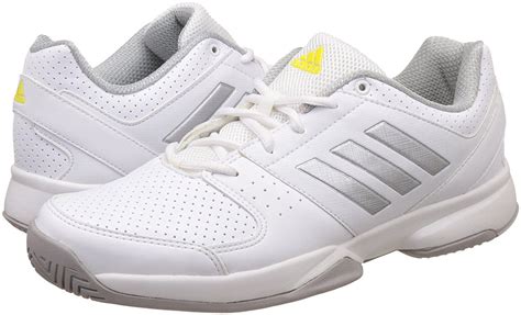 white adidas tennis shoes men